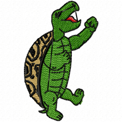 Turtle Embroidery Design 9 Turtle Embroidery Design 9